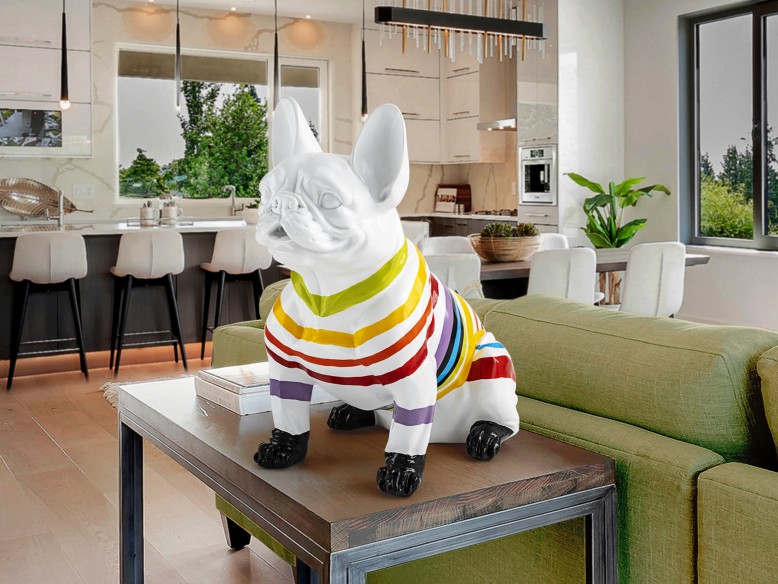 FRENCHI - WHITE FRENCH BULL - STRIPES