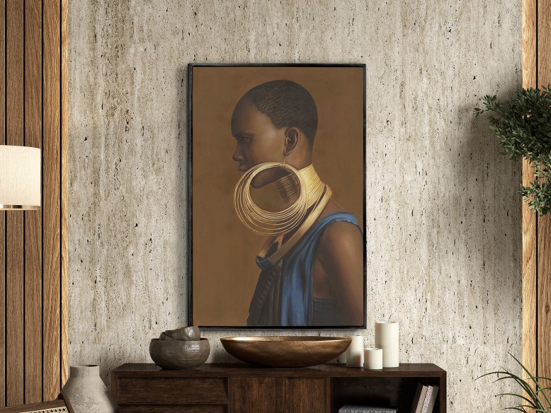 KAMALI- PRINTED CANVAS 80x120