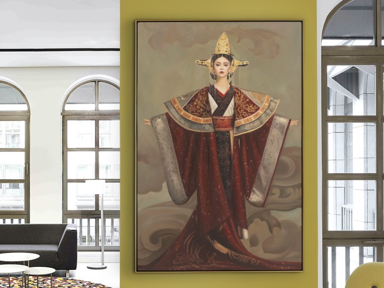 BATARI - PRINTED CANVAS 120x180