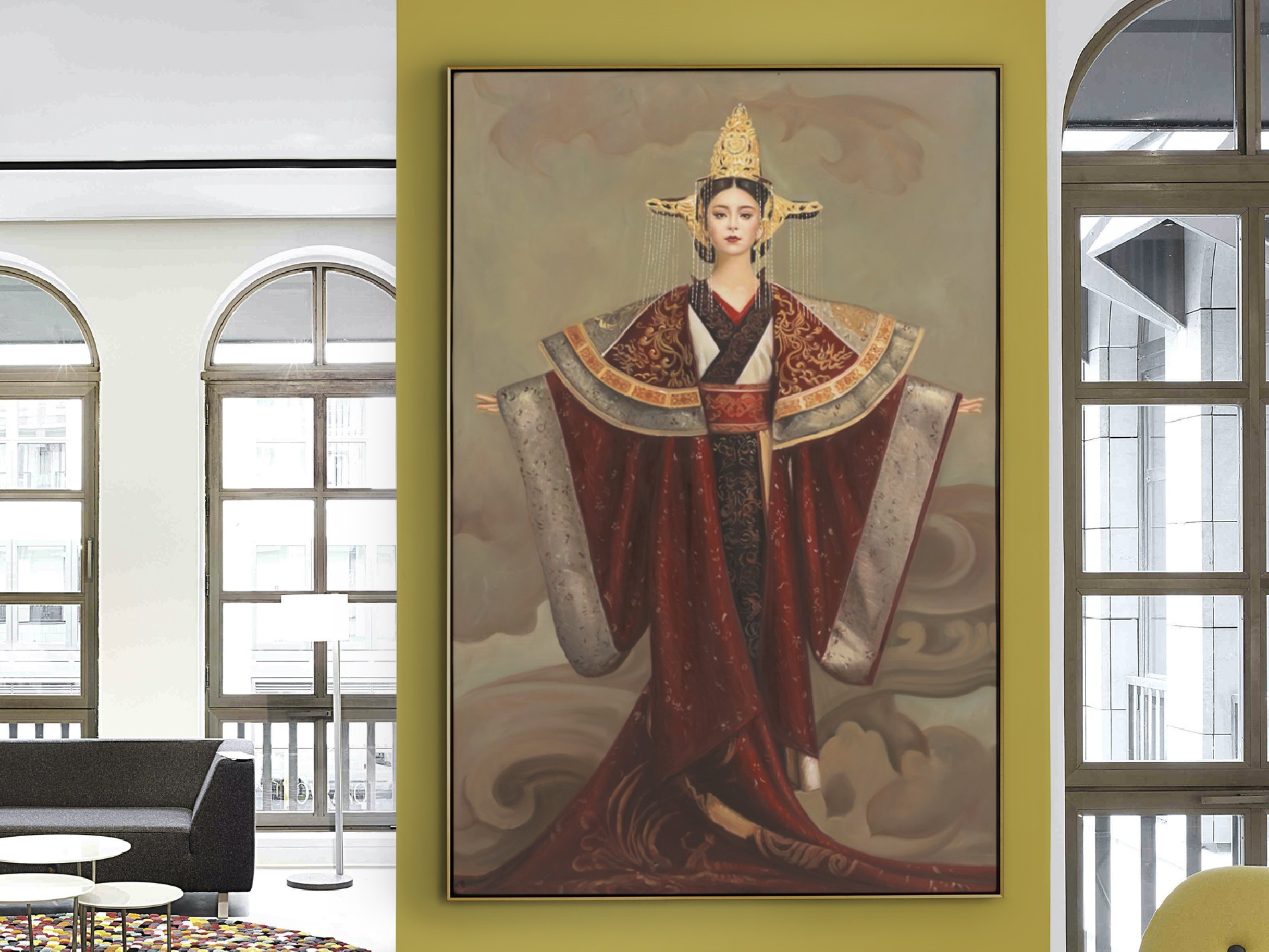 BATARI - PRINTED CANVAS 120x180