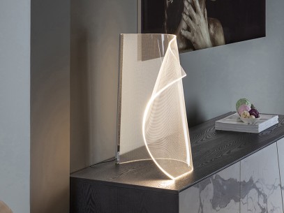 ·VELOS II· TABLE LAMP, CHROME