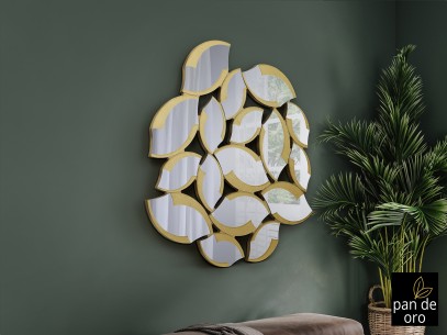 SANDAL- ESPEJO PAN DE ORO