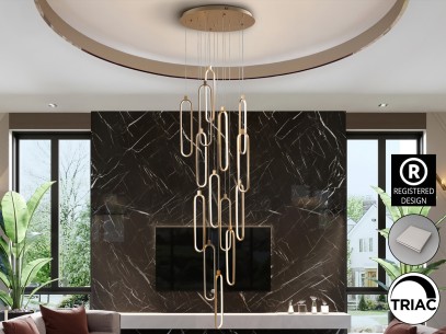 COLETTE-LAMPARA 14L ORO ROSA DIM