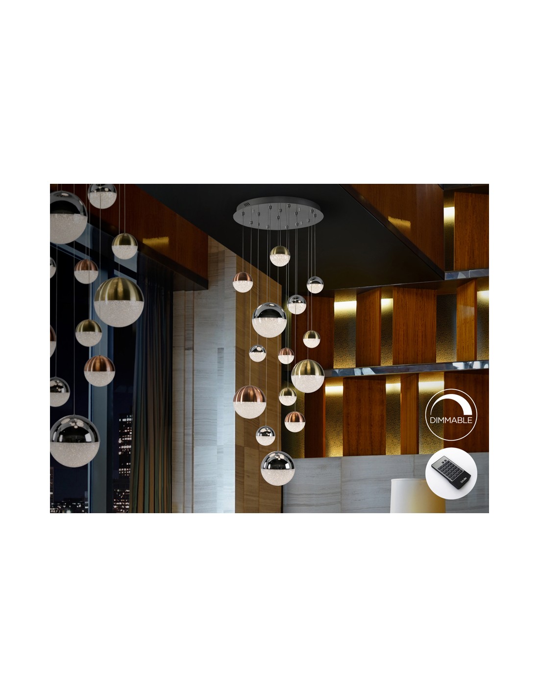 SPHERE-LAMPARA 14L COLORES D60 DIMABLE