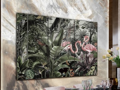 ·FLAMENCOS TRIPTYCH· PHOTO, 180x120