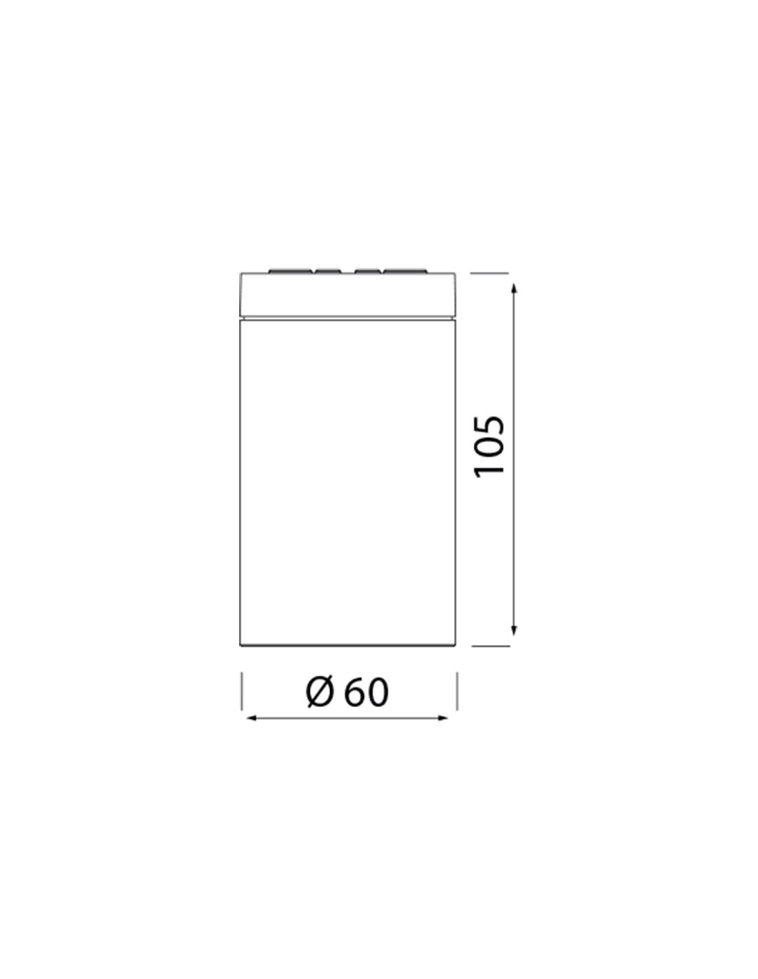 Plafón exterior GU10 1 Luz IP54