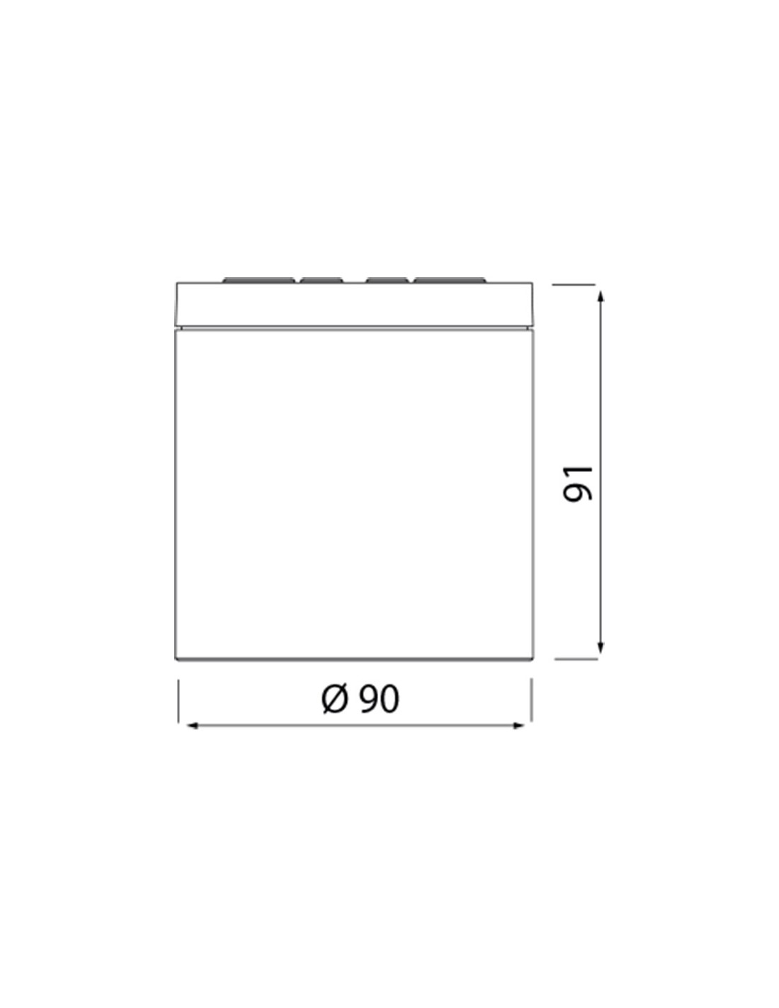 Ceiling lamp Outdoor GU10 1 Light IP54