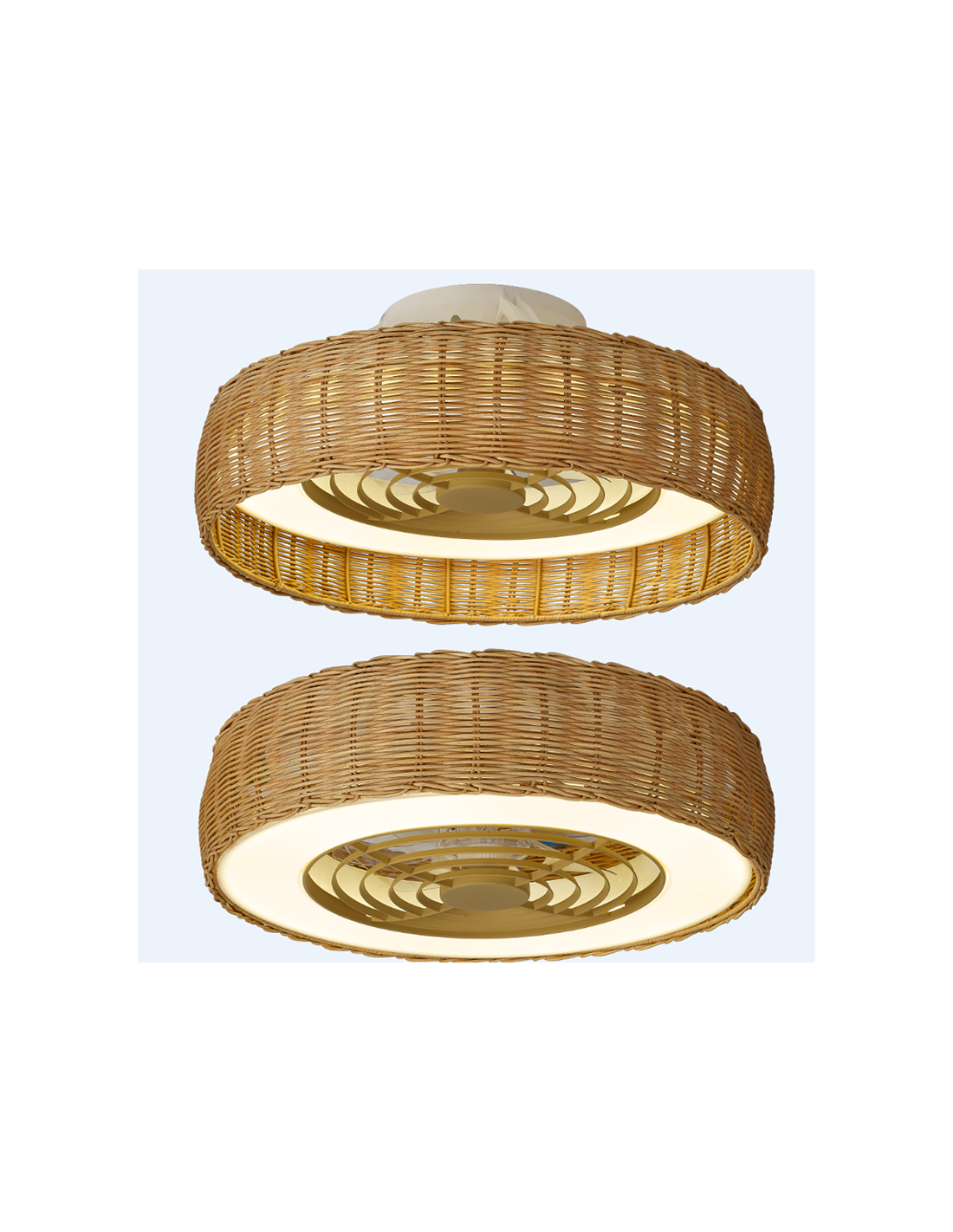 Ceiling Lamp LED 55W Fan 25W