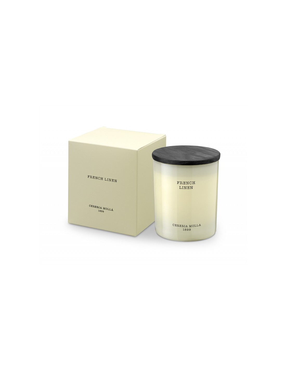 Vela French Linen 230g Cerería Mollá 1899