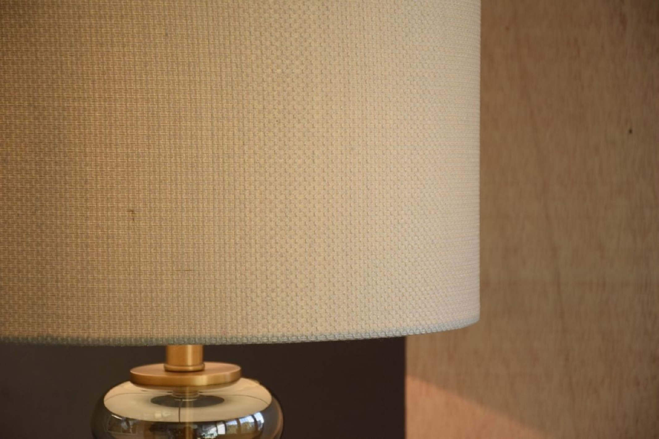 Lámpara de mesa cristal ámbar GIANNA