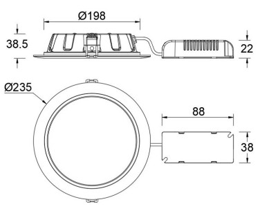 Empotrable LED 2