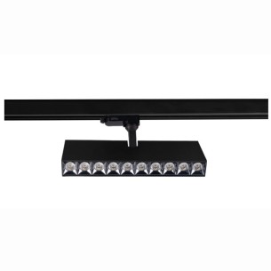 FOCO LINEAL CARRIL NEGRO 30W 3000K