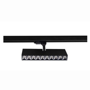 FOCO LINEAL CARRIL NEGRO 30W 4000K