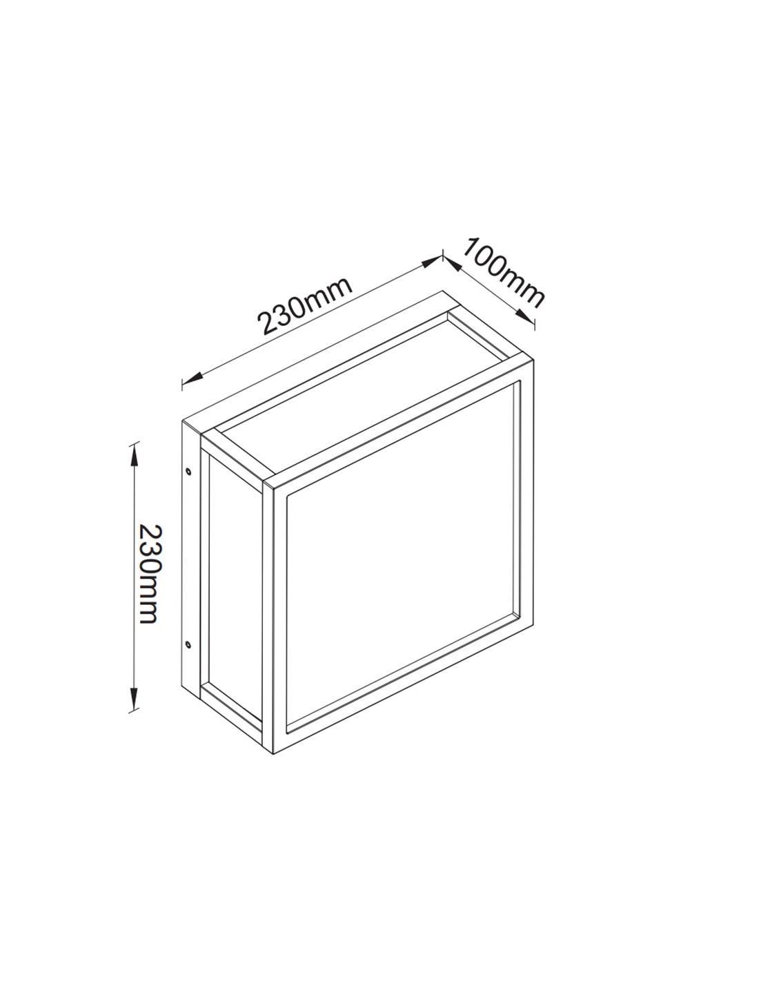 Ceiling lamp Outdoor E27 2 Lights IP65