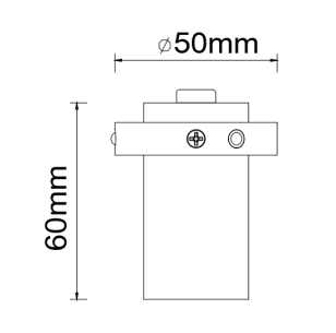 FOCO LED 7W 3000K NEGRO 2