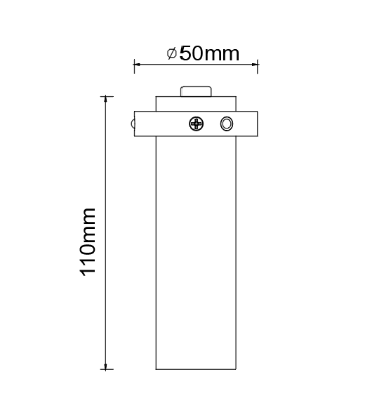 FOCO LED L 7W 3000K NEGRO