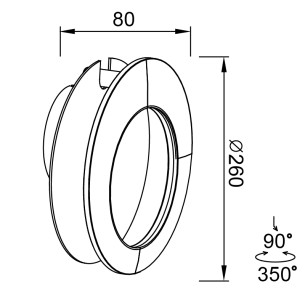 APLIQUE LED 15W 3000K BLANCO 2