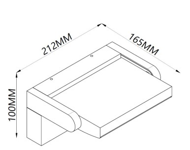 APLIQUE LED C/SENSOR 20W 3000K BLANCO 2
