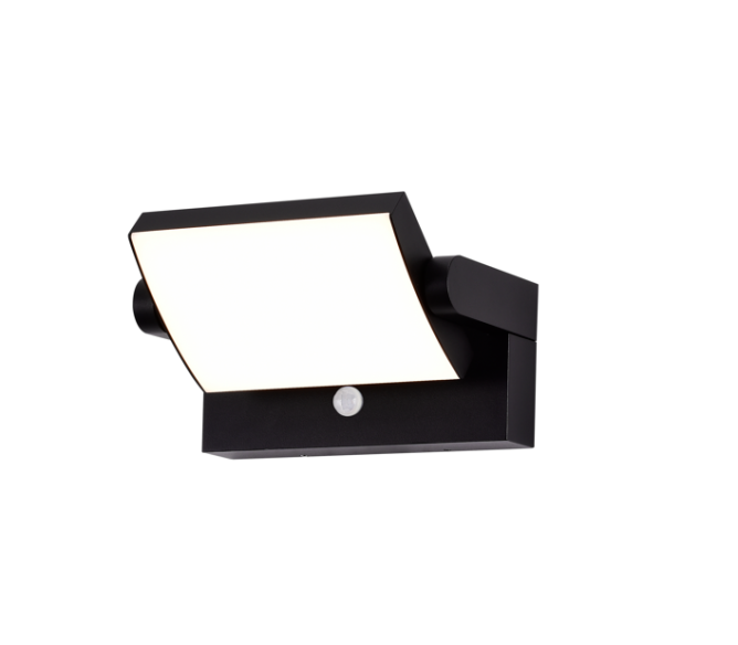 WALL LIGHT LED W/SENSOR 20W 3000K BLACK