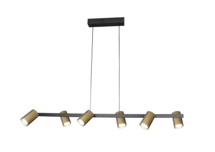 LAMPARA LINEAL 6L GU10