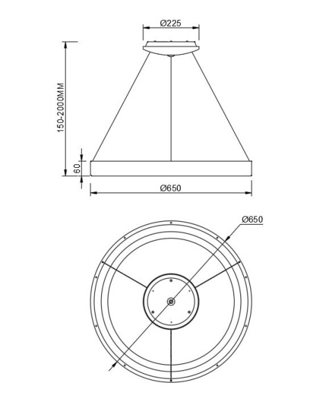 Pendant Lamp LED Dimmable