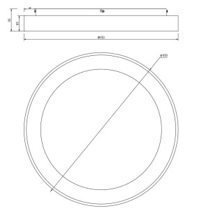Plafón LED Dimable 2