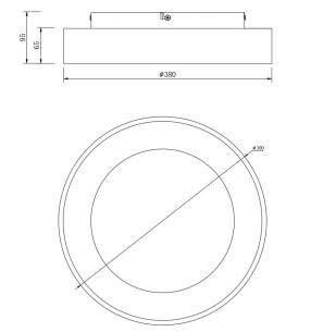 Plafón LED Dimable 2