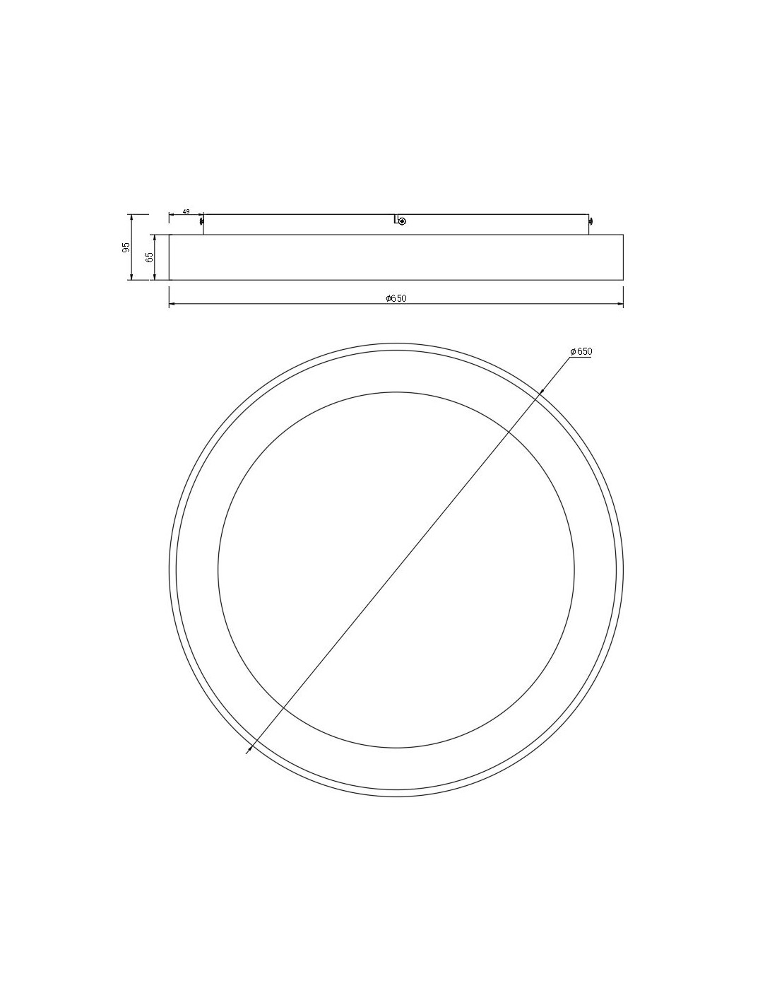 Ceiling Lamp LED Dimmable