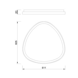 Plafón LED Dimable 2
