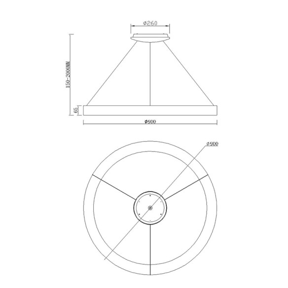 Colgante LED Dimable