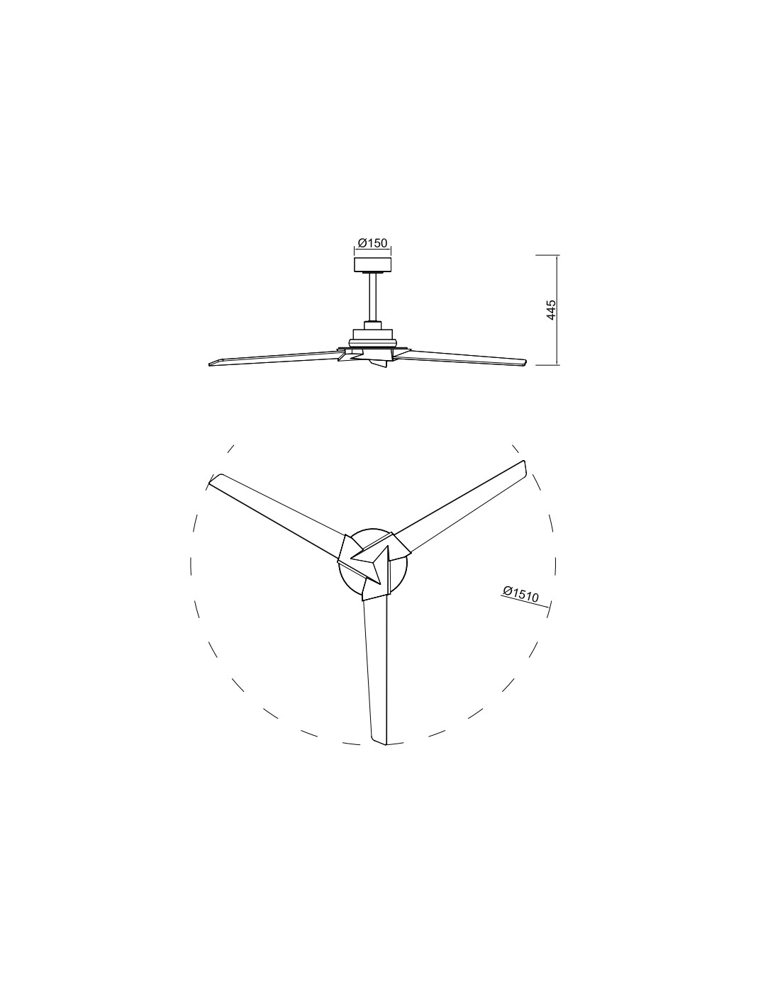 Ceiling Lamp LED 20W Fan 40W
