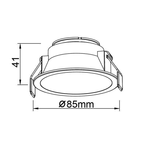 Empotrable LED 10W Marco