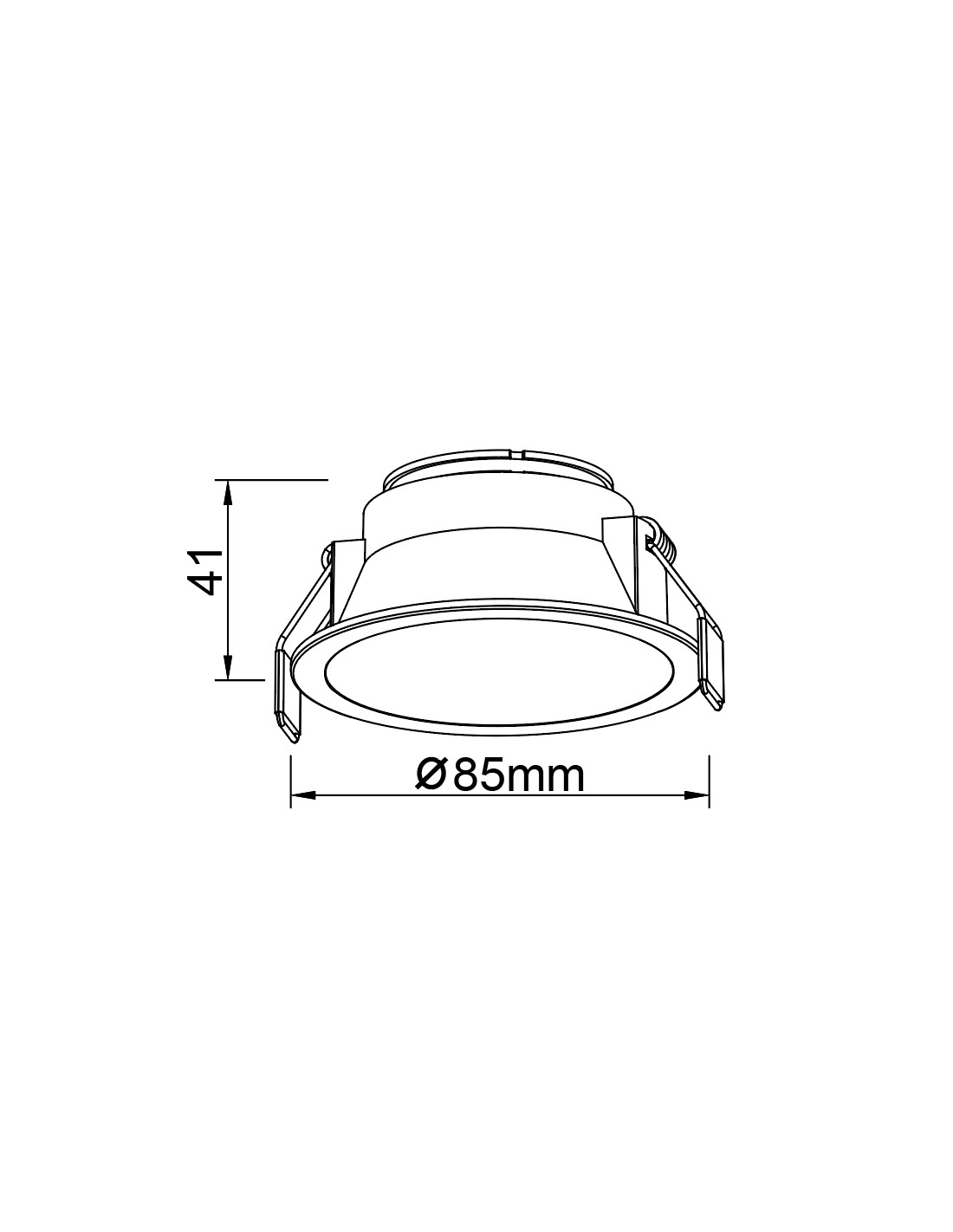 Empotrable LED 10W Marco
