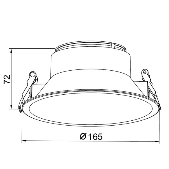 Spot Recessed 20/30W Frame