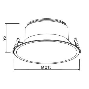 Empotrable LED 30/40W Marco 2