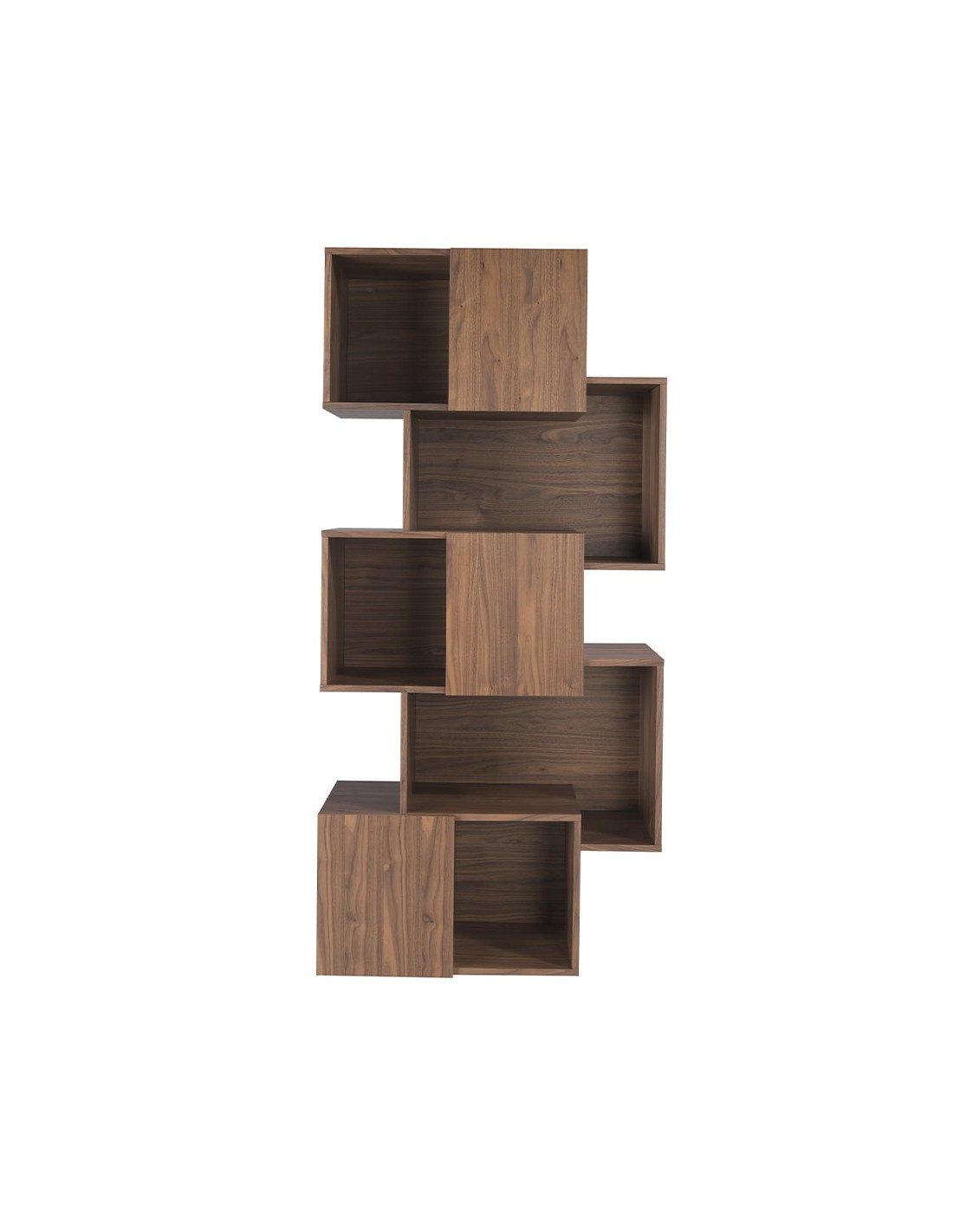 Estantería madera nogal con puertas