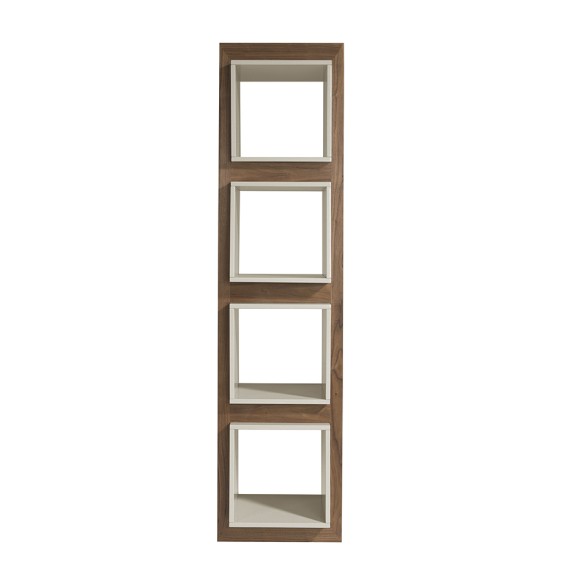 Estantería cubos nogal