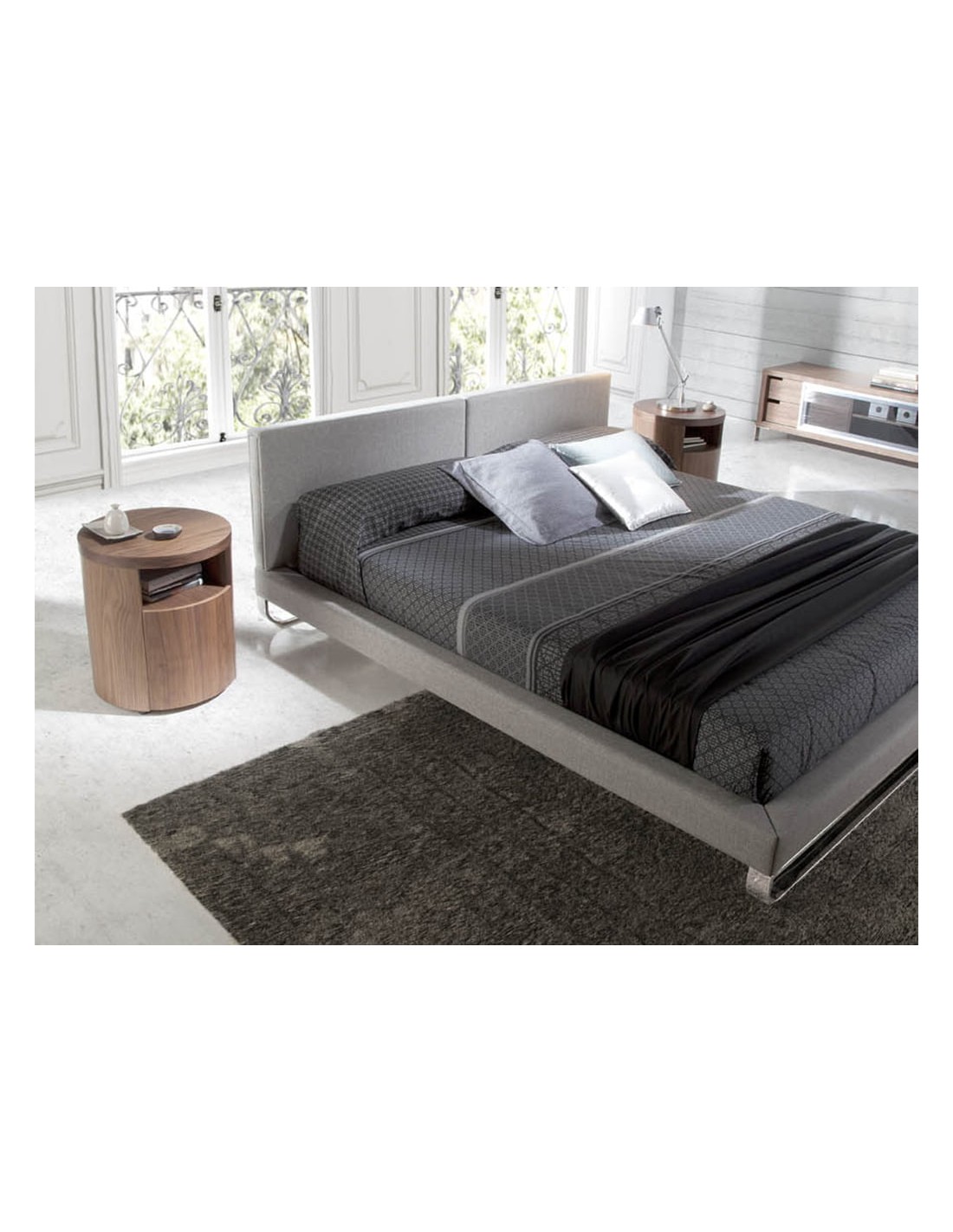 Mesita de noche nogal