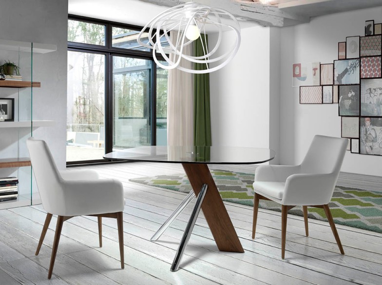 Silla polipiel blanco