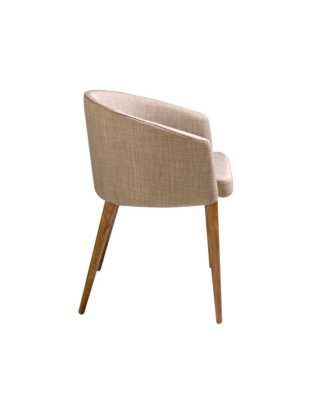 Silla tela beige