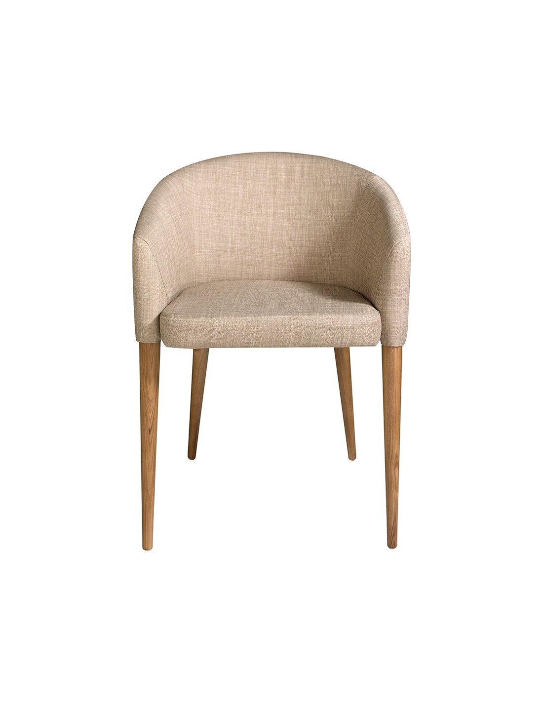 Silla tela beige