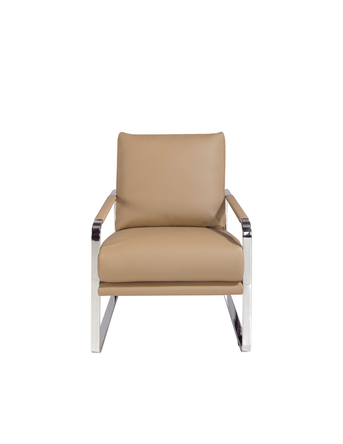 Sillón polipiel visón