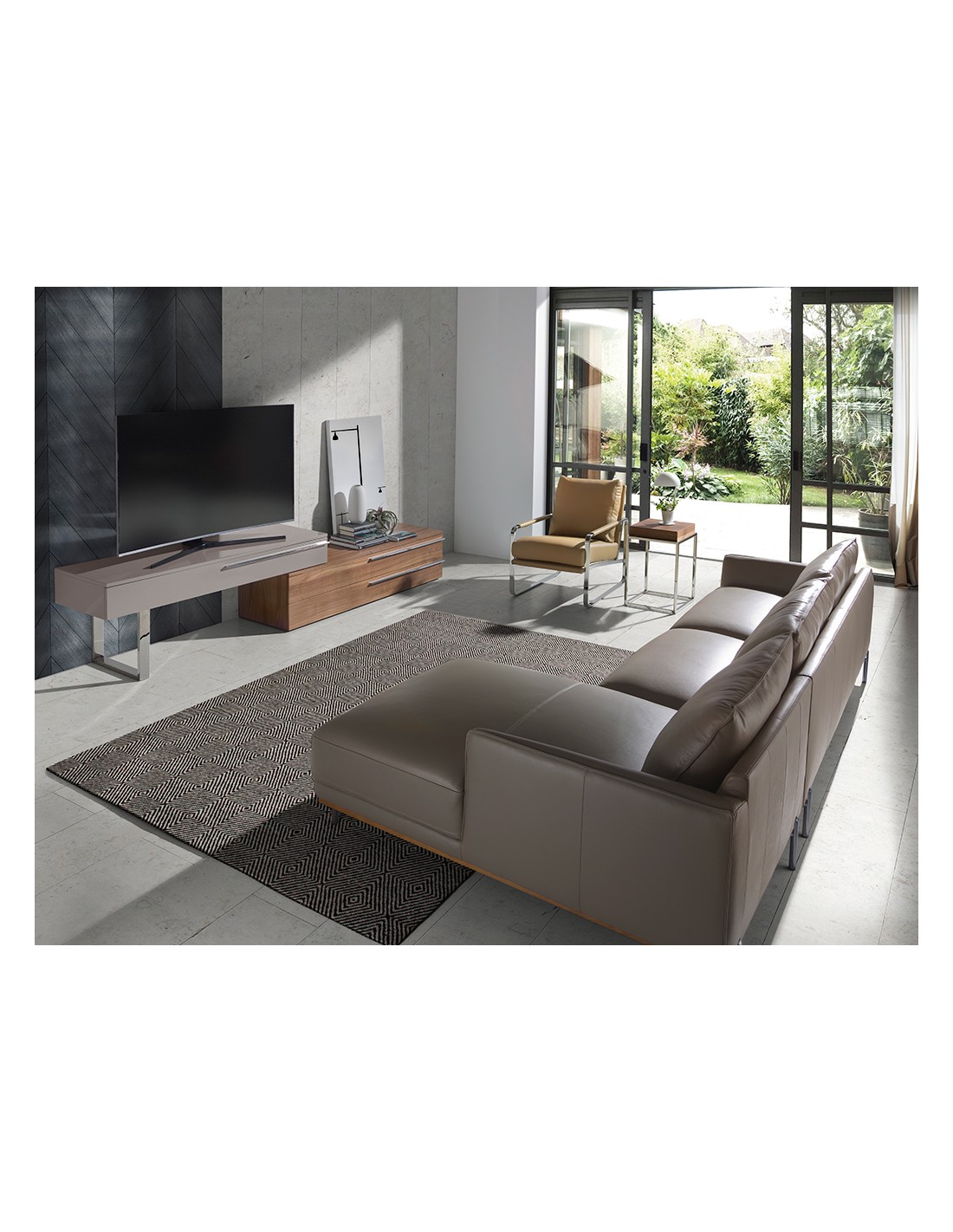 Sillón polipiel visón