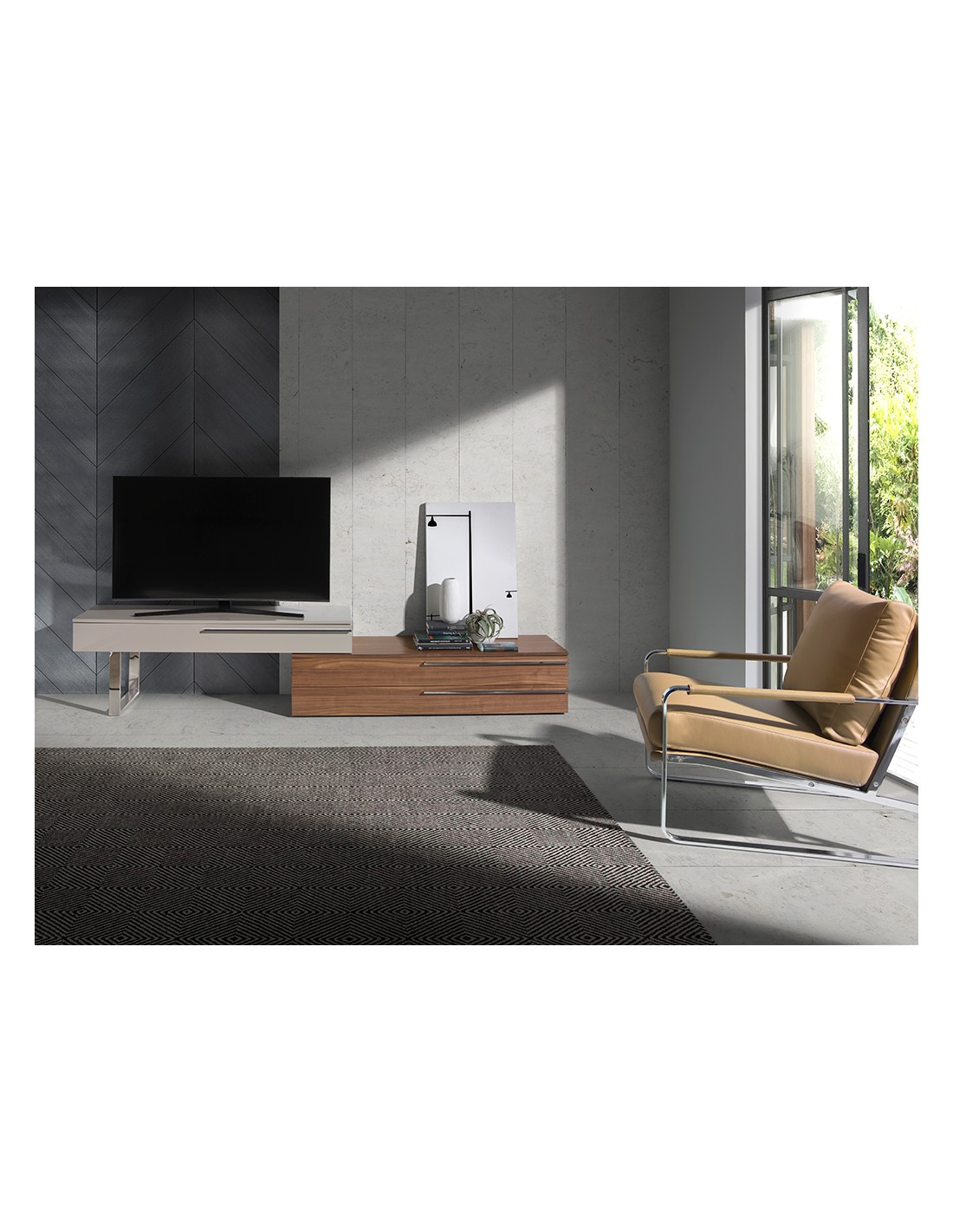 Sillón polipiel visón