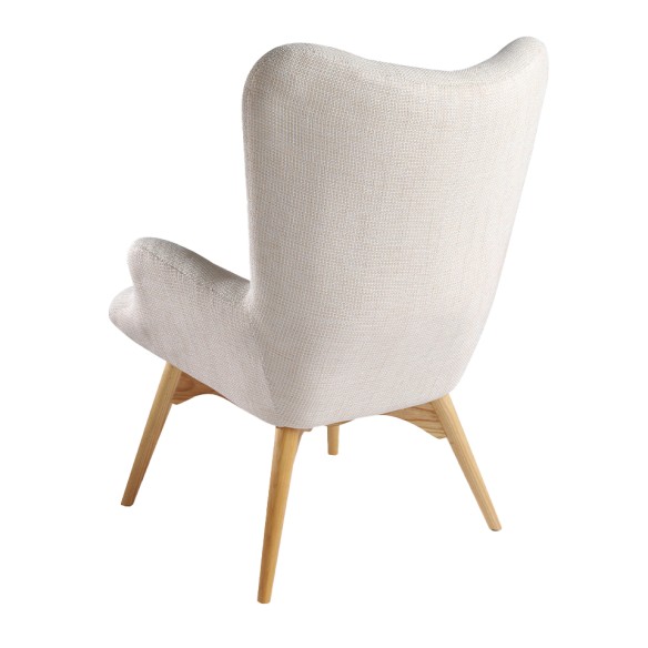 Sillón tela beige