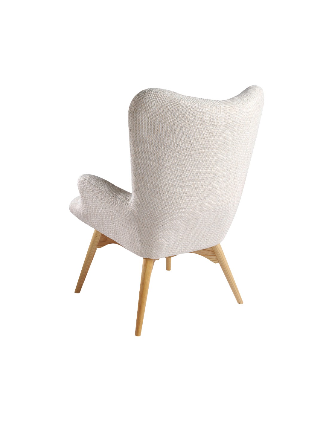 Sillón tela beige