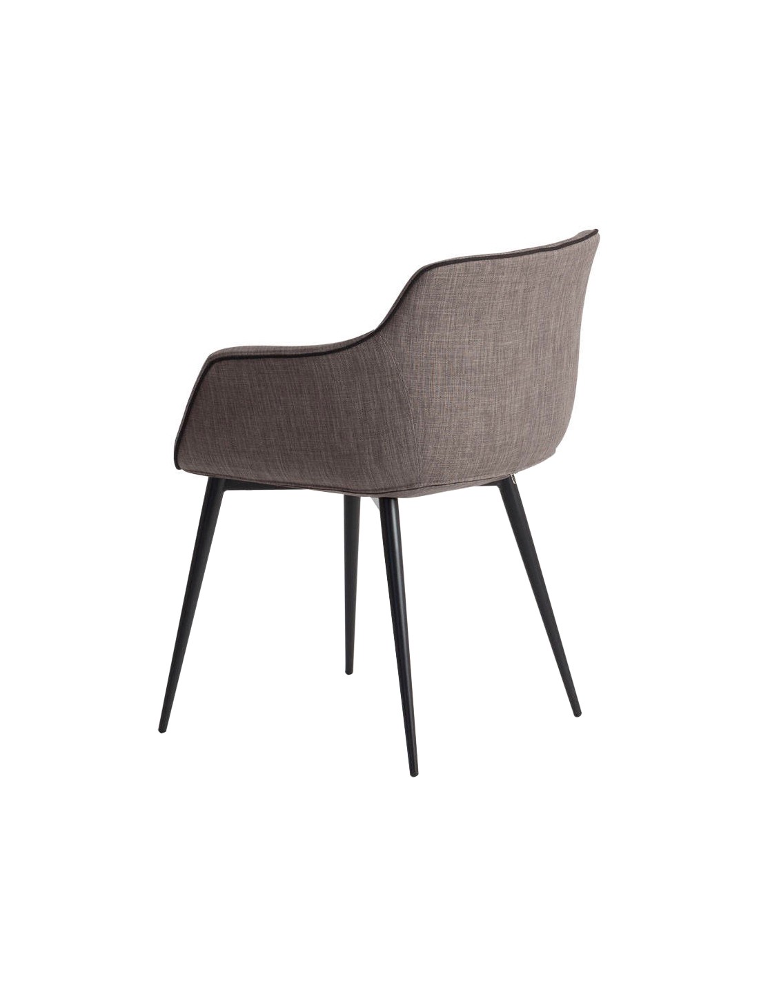 Silla tela gris oscuro