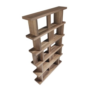 Estantería madera nogal 2