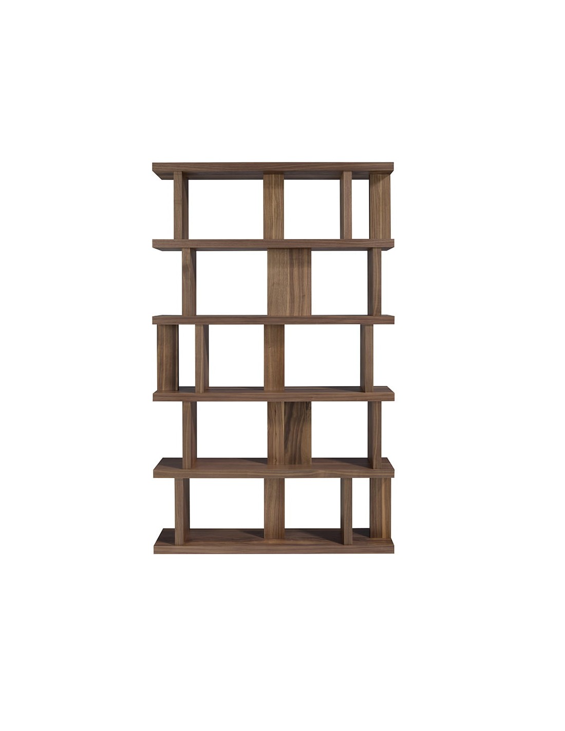 Estantería madera nogal