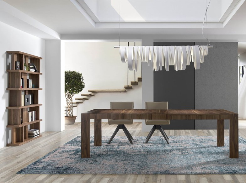 Estantería madera nogal